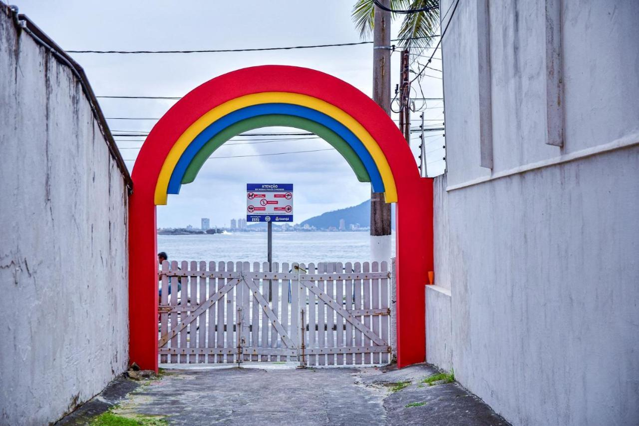 Apto C Piscina E Acesso Exclusivo A Praia, Guarujá Exterior foto
